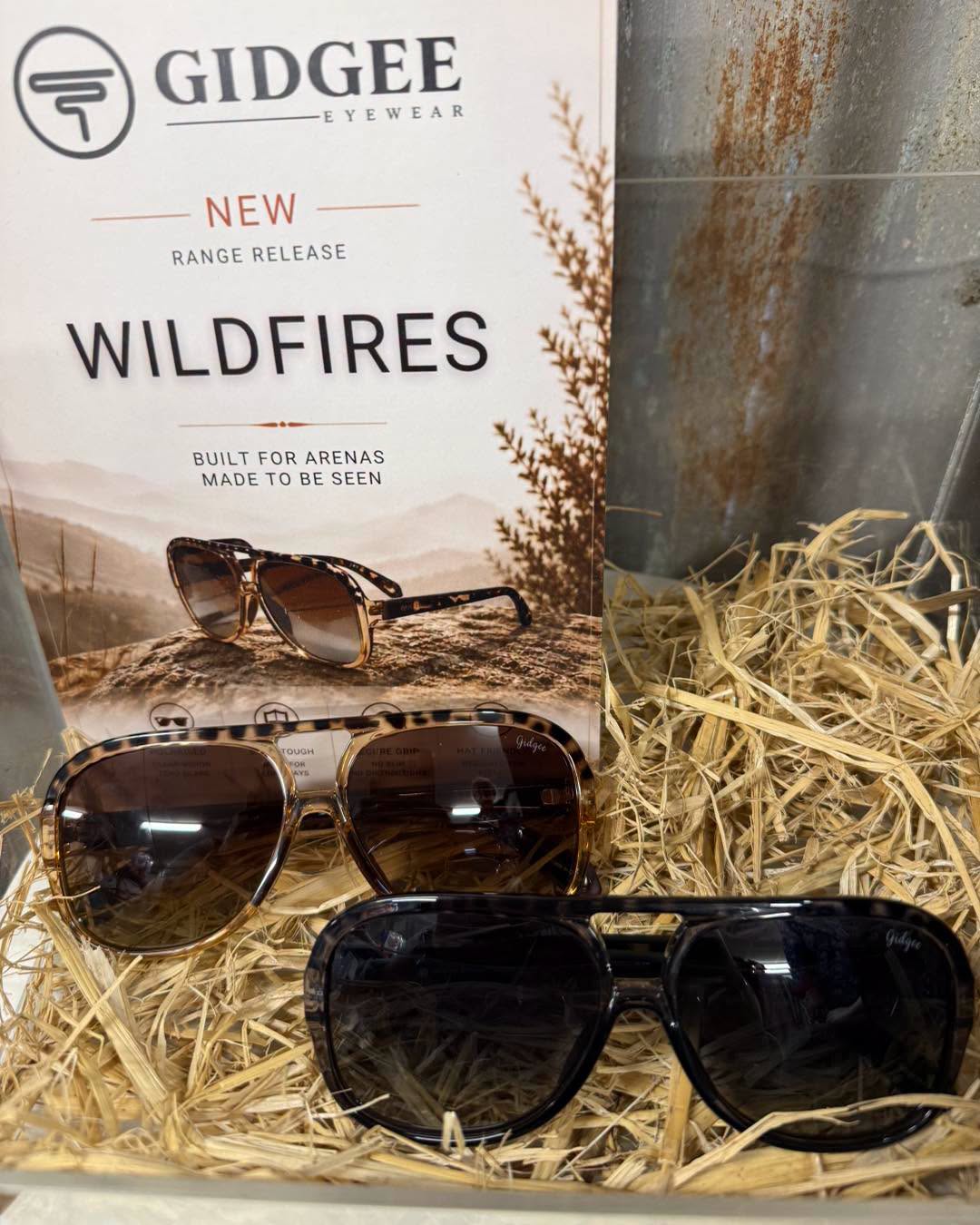 120 Gidgee Eyes Wildfire Sunglasses - Smoke/Tort