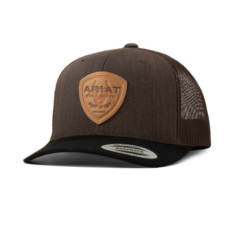 Ariat Made To Last Brown Snap Back Cap