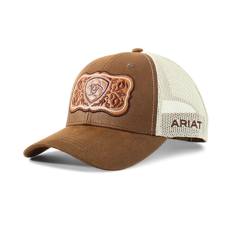 Ariat Cap - Floral Embossed Badge and Logo