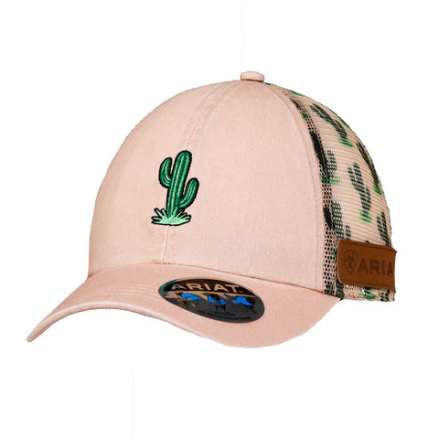 Ariat Girls Cactus Cap - Pink