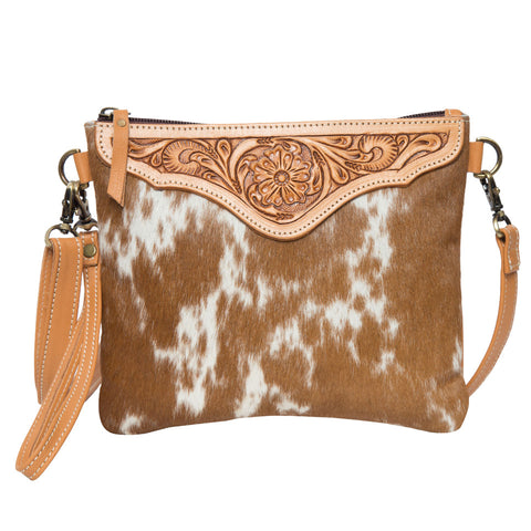 Tooling Leather Cowhide Clutch Bag | Costa Rica