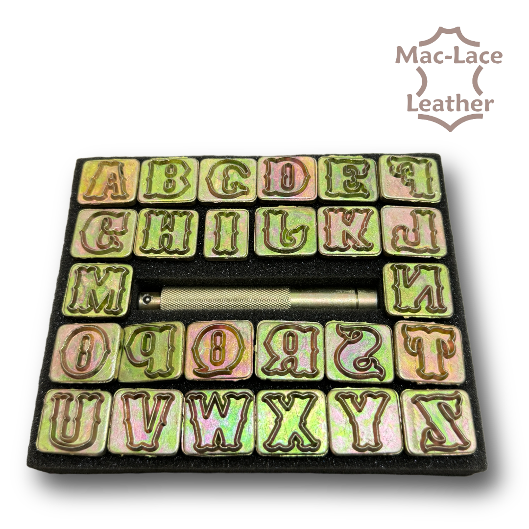 Mac Lace 1" Alphabet Set - Leathercraft