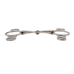 Dutch Gag Snaffle Bit With Four Rings