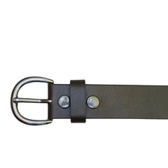 Replaceable Buckle Leather Belt