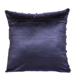 Black & White Hairon Leather Cushion Cover | Square