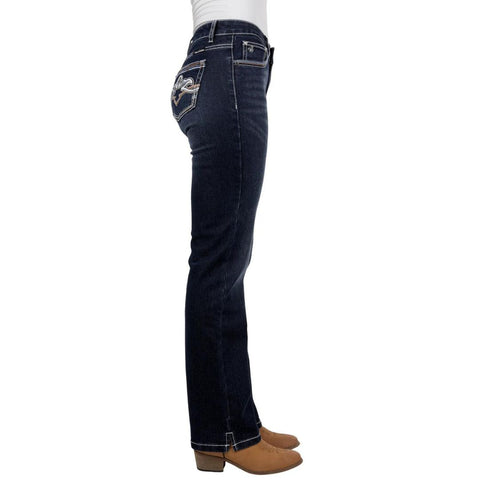 Pure Western Womens Mia Straight Leg jean - 32L