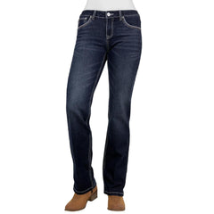 Pure Western Womens Mia Straight Leg jean - 32L