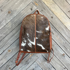 Cowhide & Leather Backpack | Tan