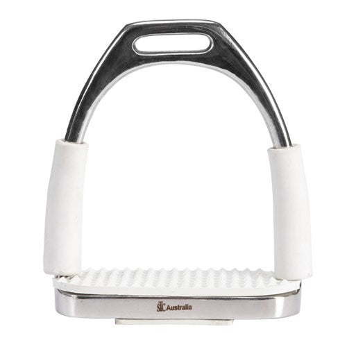 Equi-Steel Stirrup Iron - Stainless Steel Flex Shank