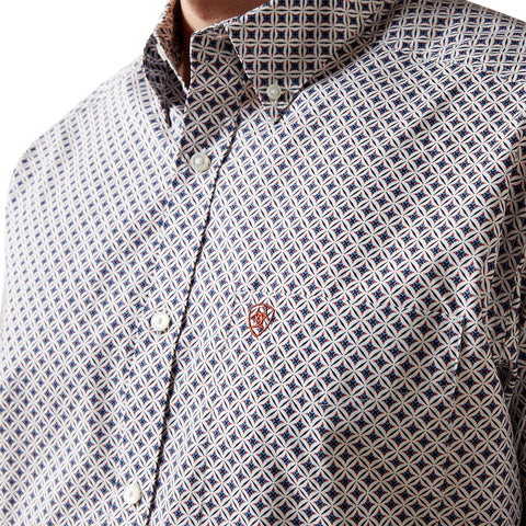 Ariat Mens William LS Shirt - White