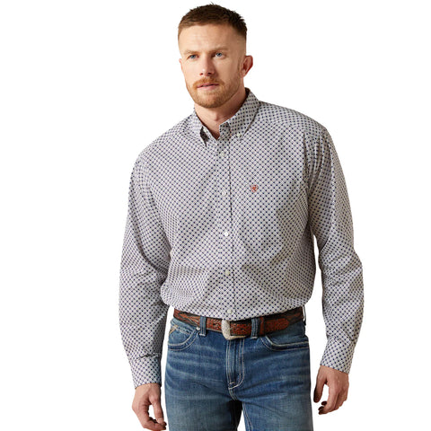 Ariat Mens William LS Shirt - White