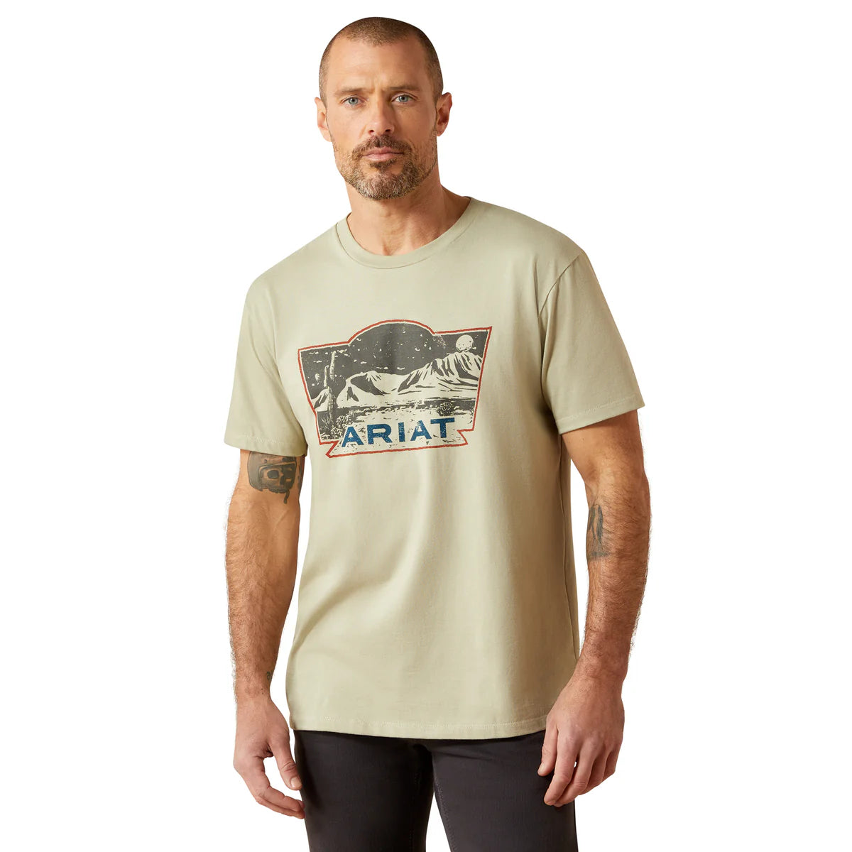 Ariat Mens Stamped Landscape Tee