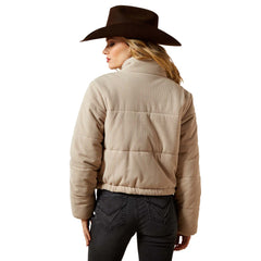 Ariat Womens Swirls Puffer Jacket - String