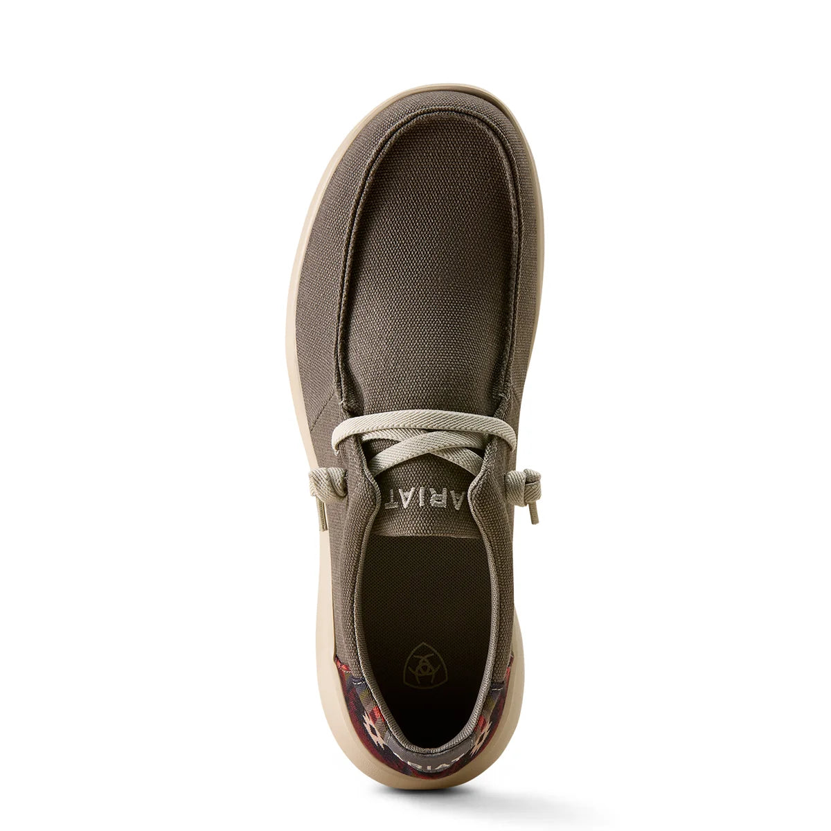 Ariat Mens Hilo - Charcoal/Red outhwest Print
