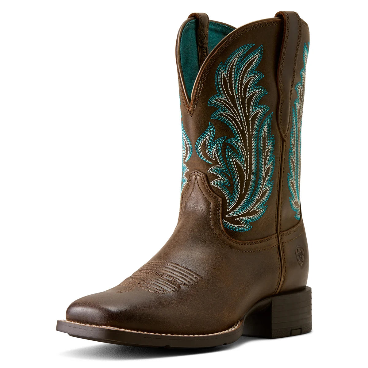 Round Up Filly Wide Square Toe Western Boot - Darl Cacoa