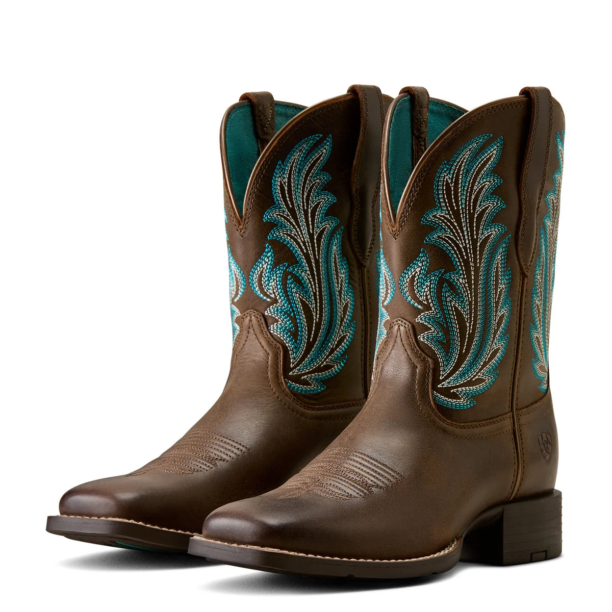 Round Up Filly Wide Square Toe Western Boot - Darl Cacoa
