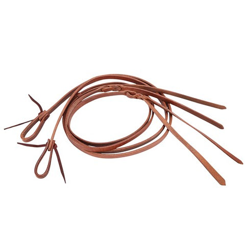 Fort Worth Leather Split Rein with Popper