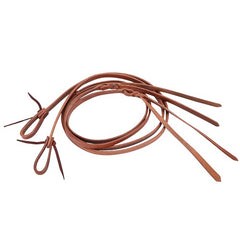 Fort Worth Leather Split Rein with Popper