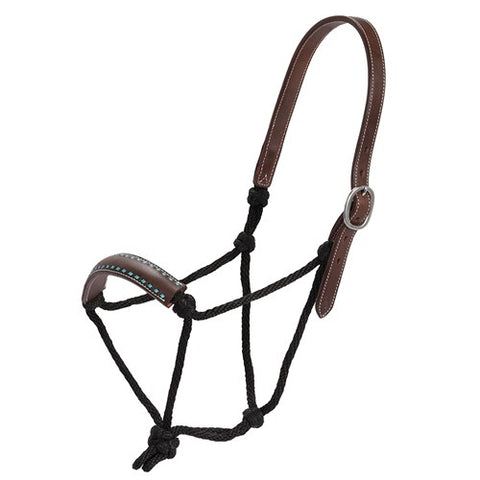 Fort Worth Hosa Rope/Leather Halter