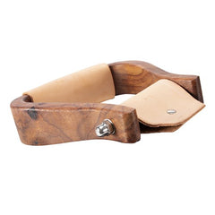 ort Worth Wooden Oxbows with Leather Covered Treads