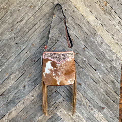 Artesia Fringed Hand-Tooled Bag