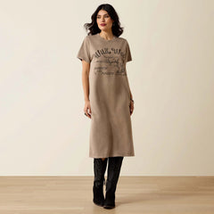Ariat Womens Bandito Dress - Taupe Mineral WasH