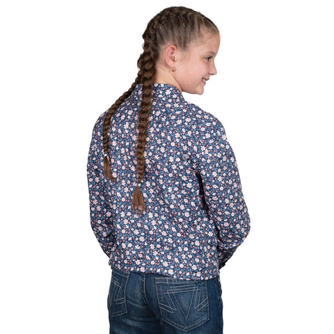 Just Country Girls Harper Workshirt | Navy/Daisy