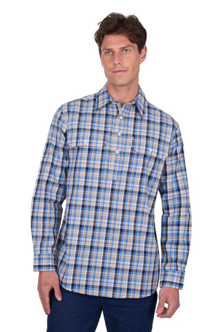 Hard Slog Mens Gibson 1/2PLKT LS Shirt
