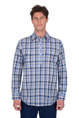 Hard Slog Mens Gibson 1/2PLKT LS Shirt