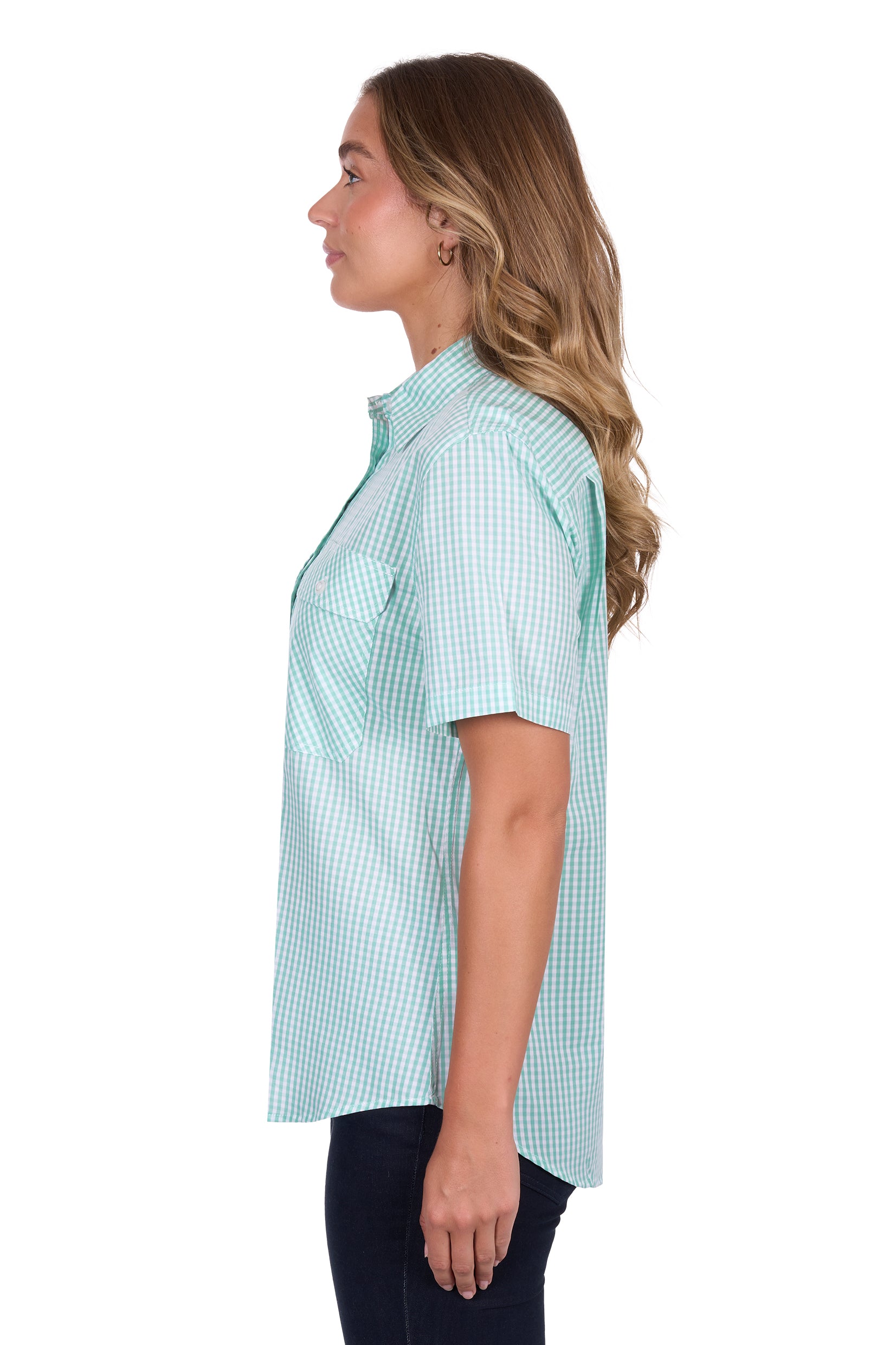 Hard Slog Womens Grace 1/2PLKT SS Shirt
