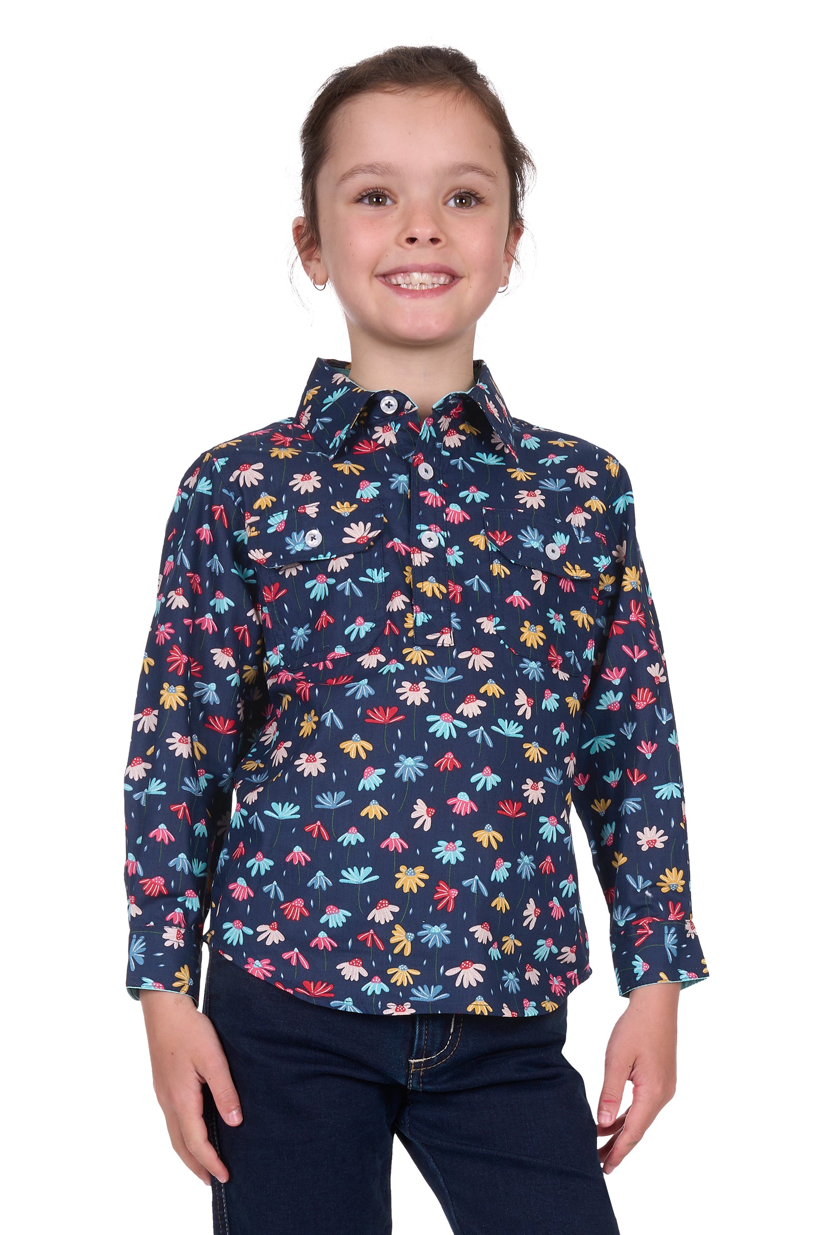 Hard Slog Kids Tori 1/2PLKT Shirt