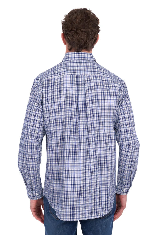 Hard Slog Men’s Brooks Half Placket Long Sleeve Shirt