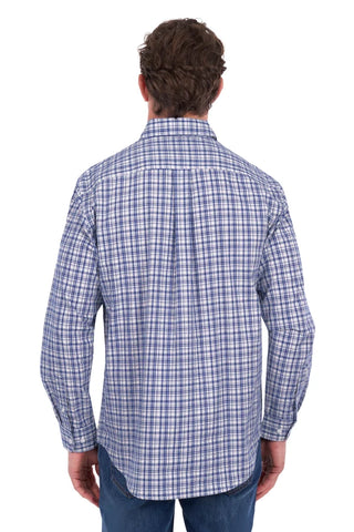 Hard Slog Men’s Brooks Half Placket Long Sleeve Shirt