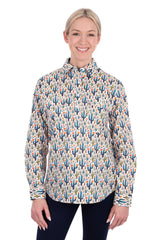 Womens Hard Slog Alba 1/2 Plkt Long Sleeve Shirt