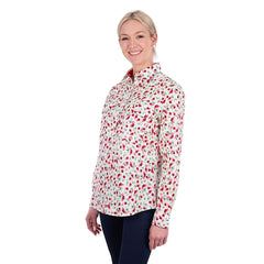 Womens Hard Slog Clair Long Sleeve Shirt - Red