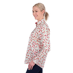 Womens Hard Slog Clair Long Sleeve Shirt - Red