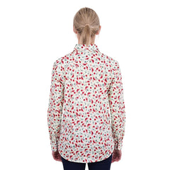 Womens Hard Slog Clair Long Sleeve Shirt - Red