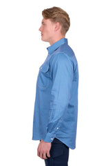 Hard Slog Mens Holden 1/2PLKT LS Shirt