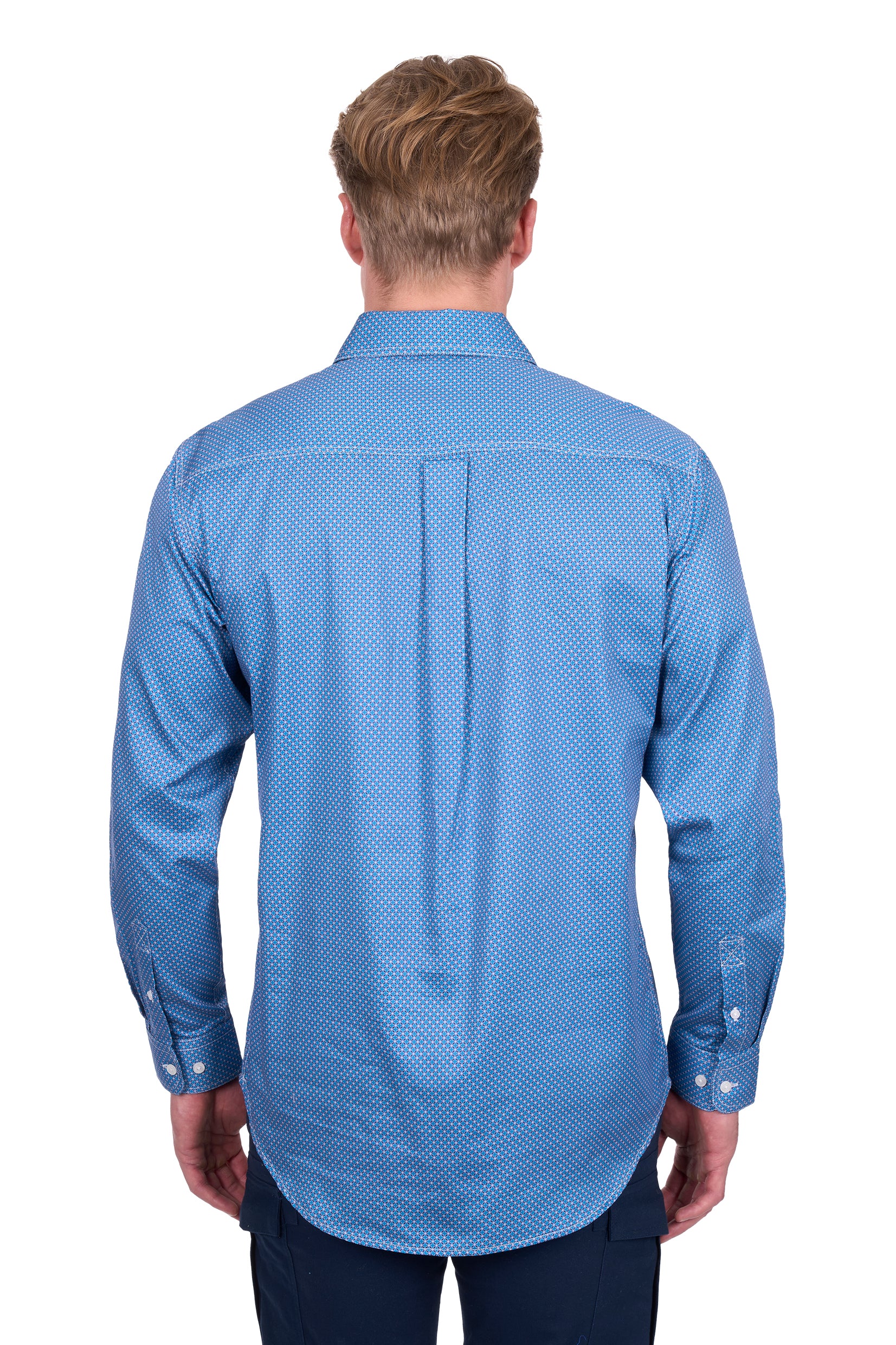 Hard Slog Mens Holden 1/2PLKT LS Shirt