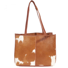 Tan Hairon Tote Bag | Medium