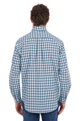 Hard Slog Mens River Half Placket Long Sleeve Shirt