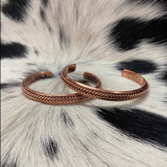Magnetic Copper Cuff | Braid