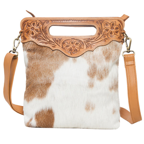 Tooling Leather Sling Cowhide Bag | Cali