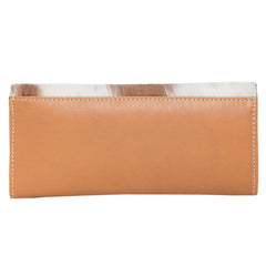 Tooling Cowhide Flap Wallet