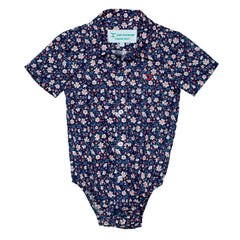 Just Country Infant Frankie Jumpsuit | Navy Daisy