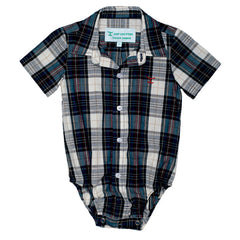 Just Country Infant Frankie Jumpsuit | Navy/Red Plaid