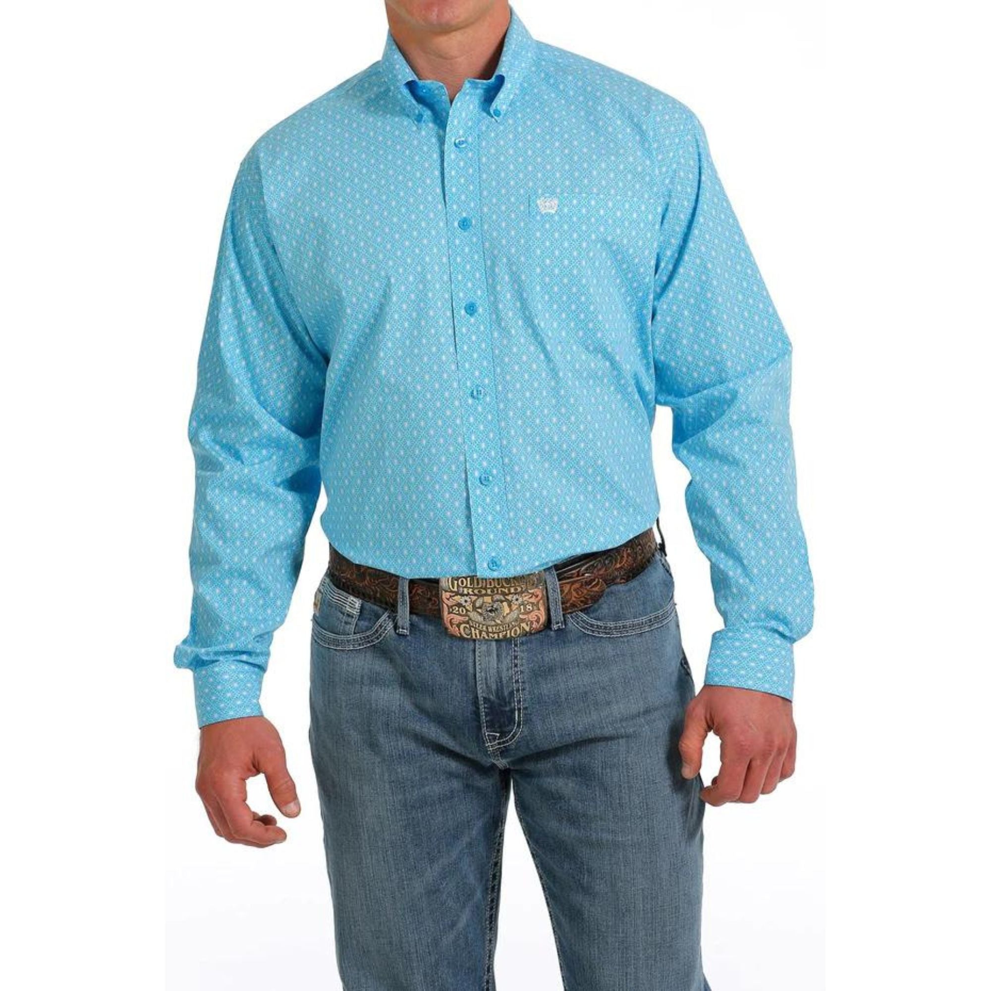 Cinch Mens Long Sleeve Shirt MTW1105566 – Horse Torque Saddlery