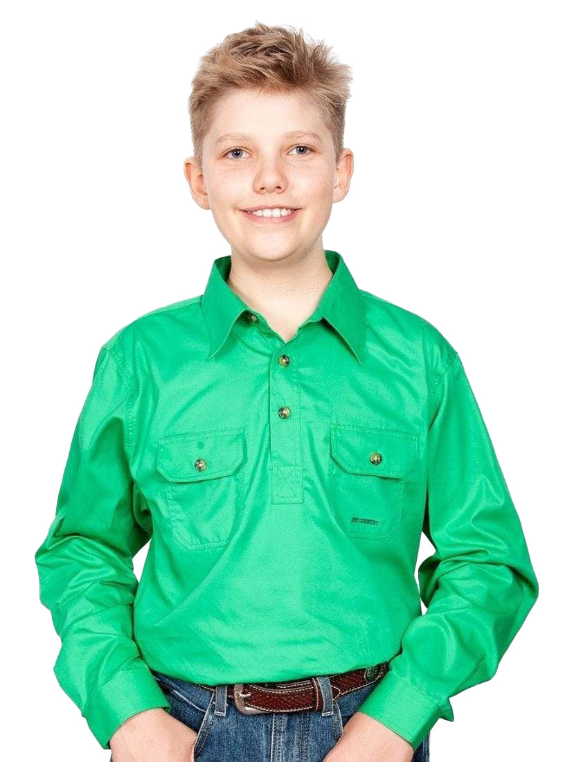 Just Country Boys Lachlan Workshirt Ivy Green