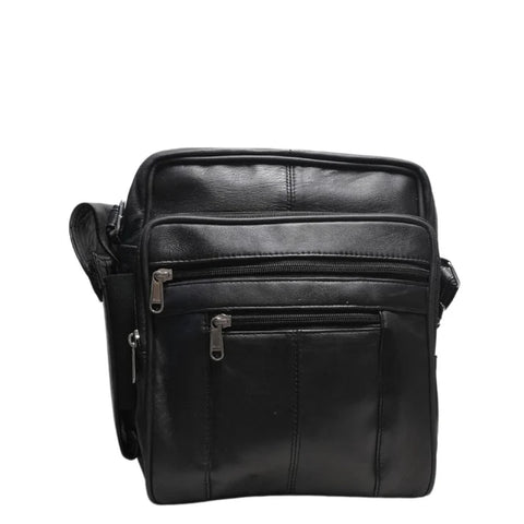 Black Sheepskin Crossbody Bag