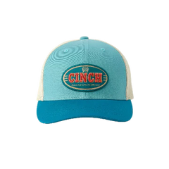 Cinch Womens Blue & Cream Logo Cap